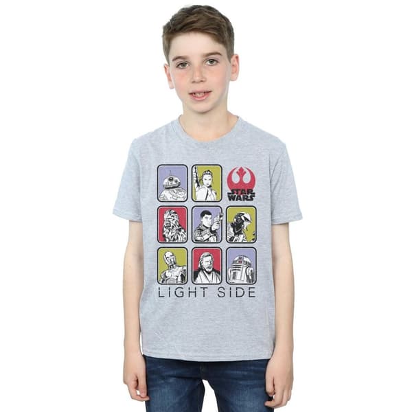 Star Wars Pojkar - The Last Jedi T-shirt med flera karaktärer