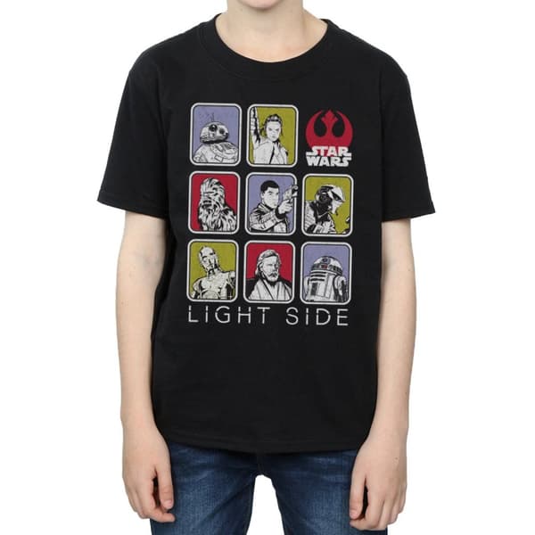 Star Wars Pojkar - The Last Jedi T-shirt med flera karaktärer