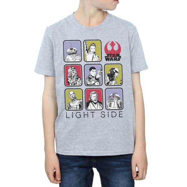 Star Wars Pojkar - The Last Jedi T-shirt med flera karaktärer