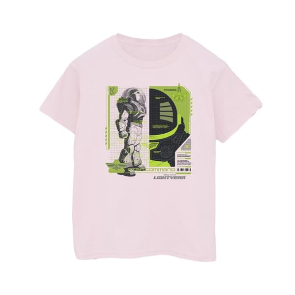 Disney Womens/Ladies Lightyear Buzz Tech Panel Cotton Boyfriend T-Shirt