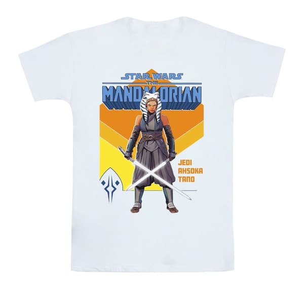 Star Wars Girls The Mandalorian Jedi Ahsoka Tano Cotton T-Shirt