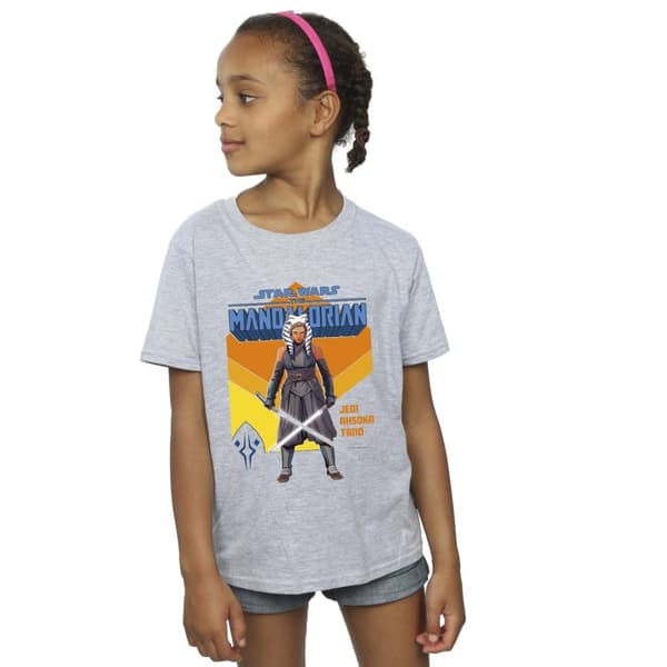 Star Wars Girls The Mandalorian Jedi Ahsoka Tano Cotton T-Shirt