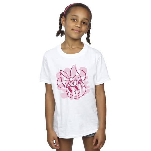 Disney Minnie Mouse Bold Style T-shirt i bomull för flickor