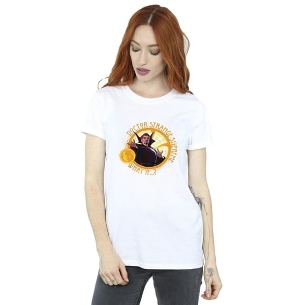 Marvel Womens/Ladies What If Supreme Dr Strange Cotton Boyfriend T-Shirt