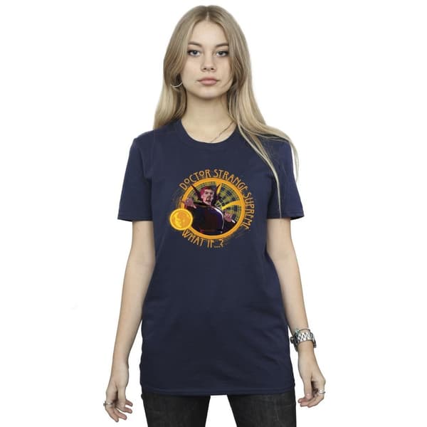 Marvel Womens/Ladies What If Supreme Dr Strange Cotton Boyfriend T-Shirt