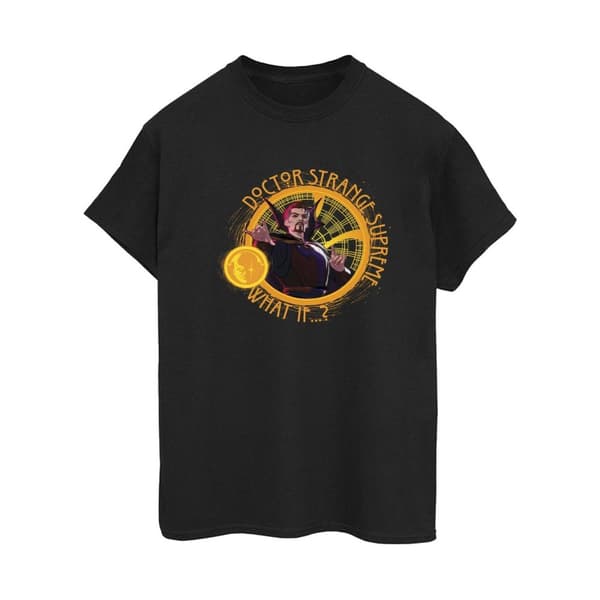 Marvel Dam / Dam What If Supreme Dr Strange Boyfriend T-shirt i bomull