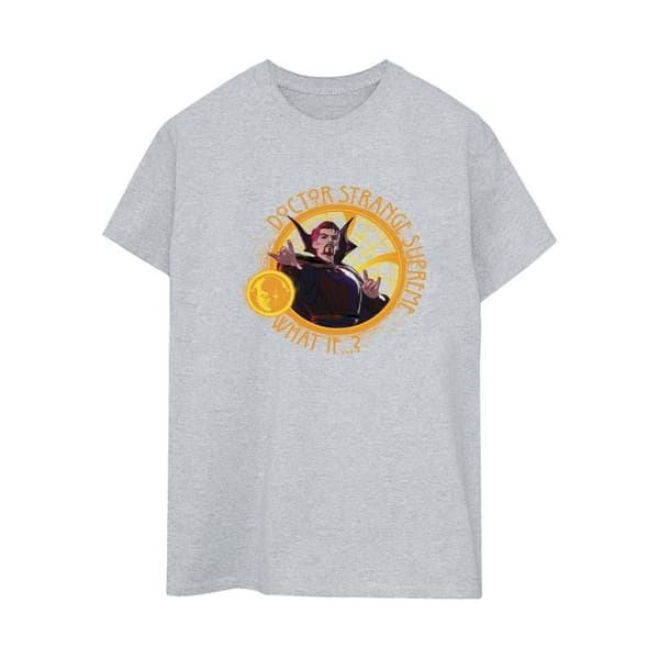 Marvel Dam / Dam What If Supreme Dr Strange Boyfriend T-shirt i bomull