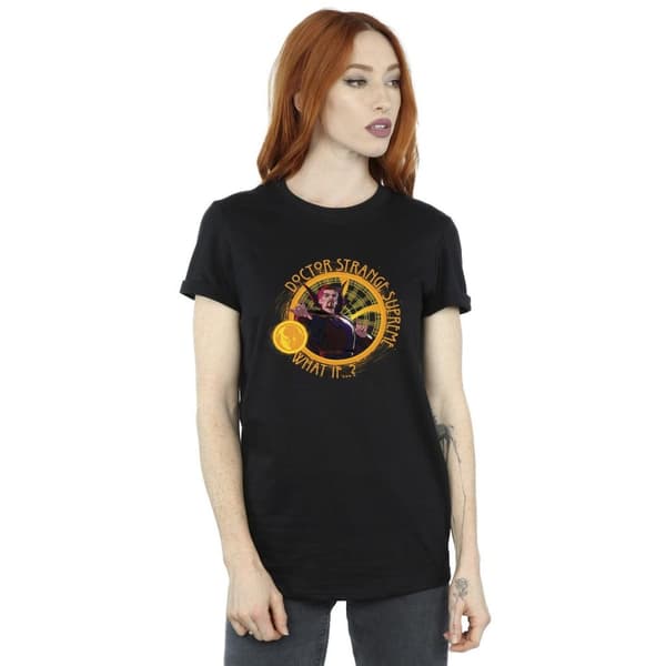 Marvel Womens/Ladies What If Supreme Dr Strange Cotton Boyfriend T-Shirt