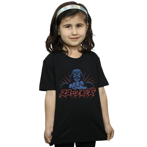 Star Wars Girls Kanji Darth Vader Cotton T-Shirt