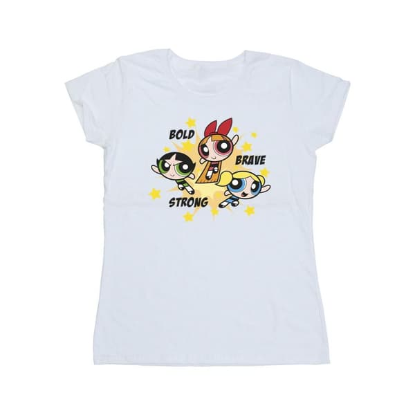 The Powerpuff Girls Dam/Tjej Girls Bold Brave Strong T-shirt i bomull