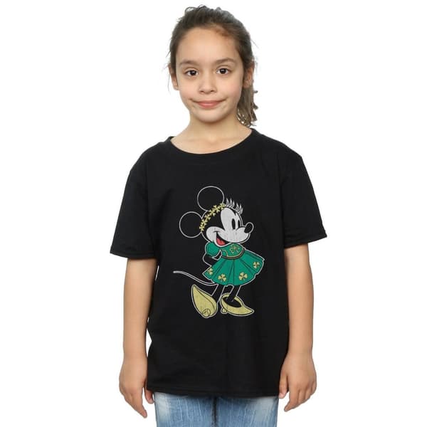 Disney Girls Minnie Mouse St Patrick´s Day Costume Cotton T-Shirt