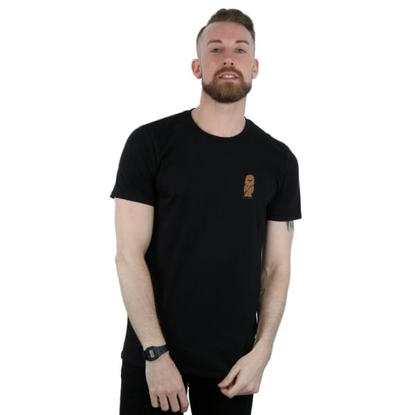 Star Wars Chewbacca t-shirt med brösttryck för herrar
