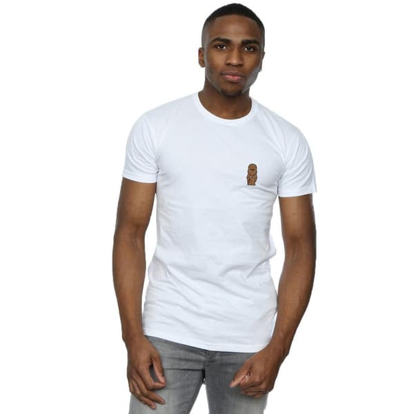 Star Wars Chewbacca t-shirt med brösttryck för herrar