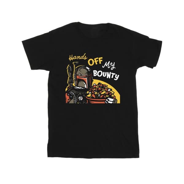 Star Wars Boba Fett Hands Off My Bounty T-shirt i bomull för flickor