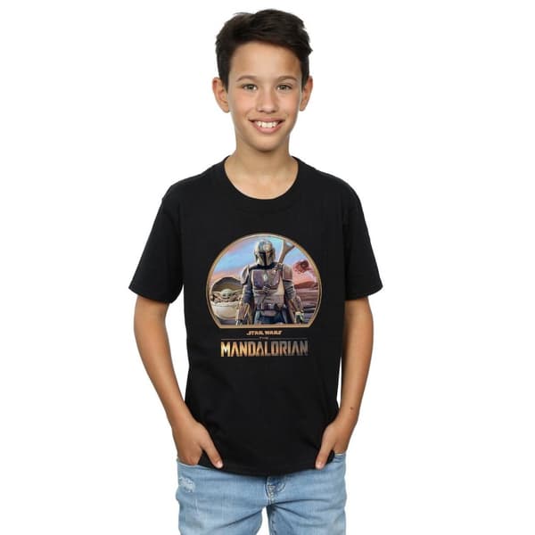 Star Wars Boys The Mandalorian Mando And The Child T-Shirt