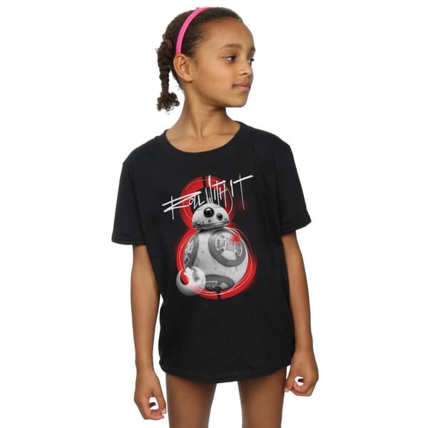 Star Wars Girls The Last Jedi BB-8 Roll With It Cotton T-Shirt
