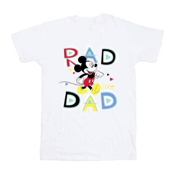 Disney Girls Mickey Mouse Rad Dad Cotton T-Shirt
