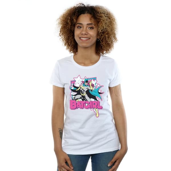 DC Comics Womens/Ladies Batgirl Leap Cotton T-Shirt