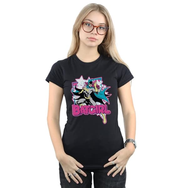 DC Comics Womens/Ladies Batgirl Leap Cotton T-Shirt
