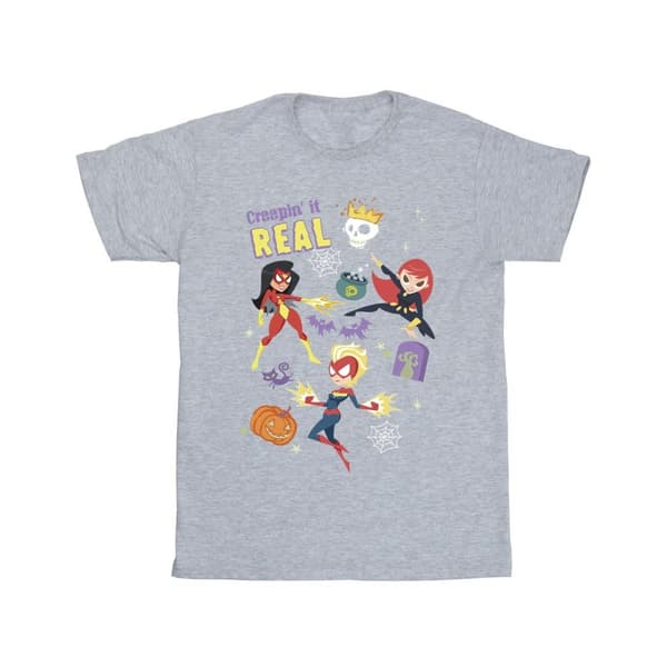 Marvel Creepin It Real T-shirt i bomull för flickor
