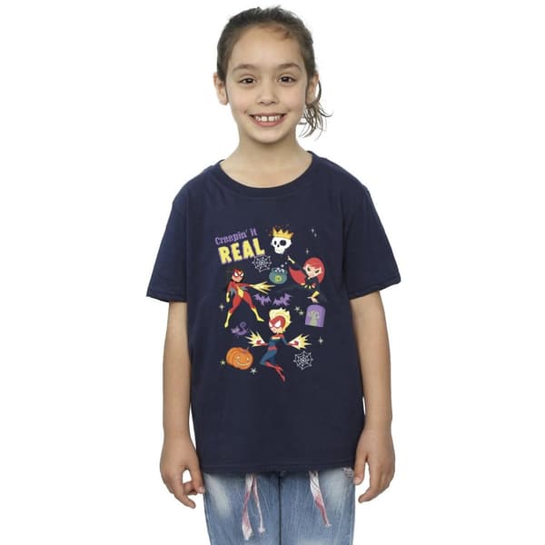 Marvel Creepin It Real T-shirt i bomull för flickor