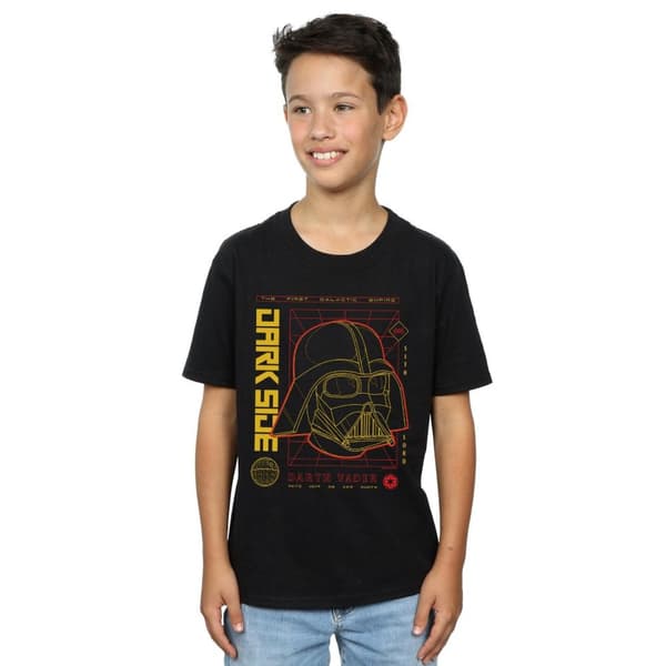 Star Wars Darth Vader Dark Grid T-shirt för pojkar