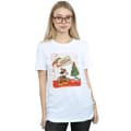 Miniatyrbild 2 av 5: Disney Dam/Tjej Musse Pigg Vintage Jul Bomull Boyfriend T-shirt