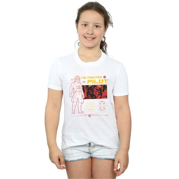 Star Wars Girls Tie Fighter Pilot Cotton T-Shirt