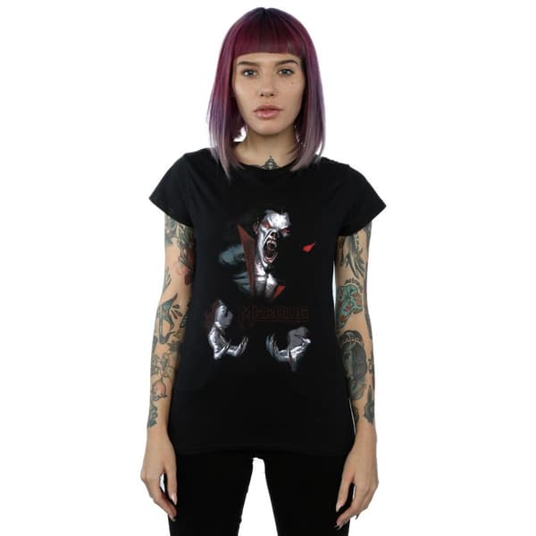 Marvel Comics Womens/Ladies Morbius From Darkness Cotton T-Shirt