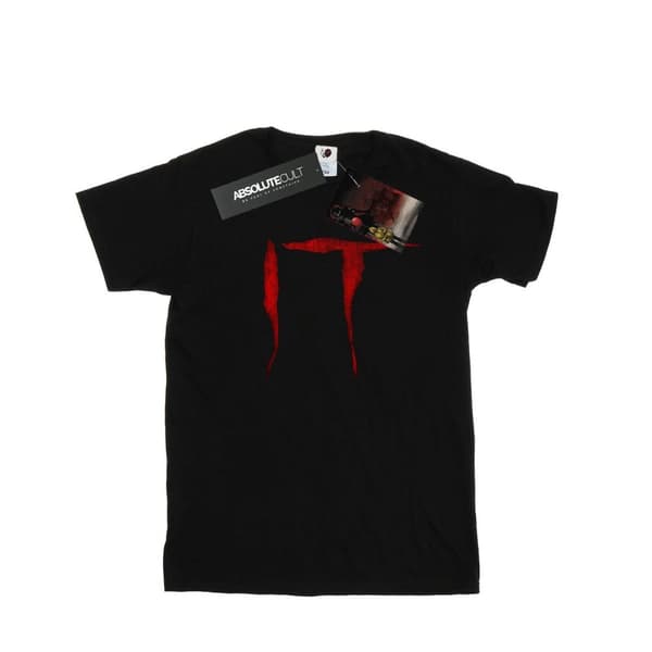 It Womens/Ladies Distressed Logo Cotton Boyfriend T-Shirt