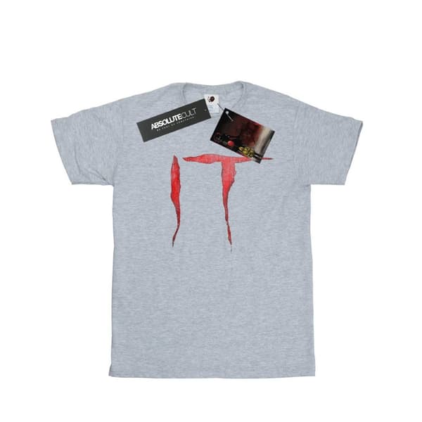 It Womens/Ladies Distressed Logo Cotton Boyfriend T-Shirt