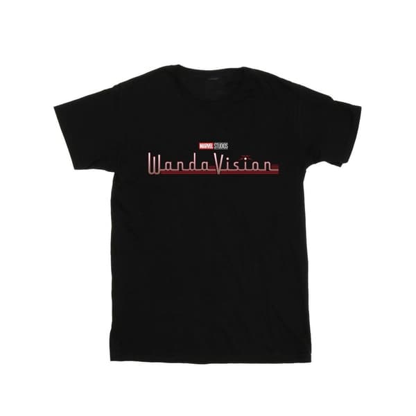 Marvel Mens WandaVision Logo T-Shirt