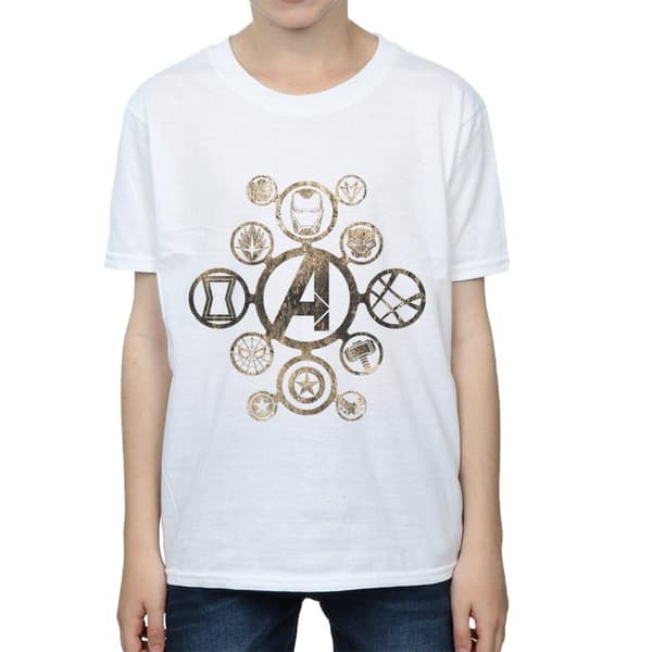 Marvel T-shirt med ikoner från Avengers Infinity War för pojkar
