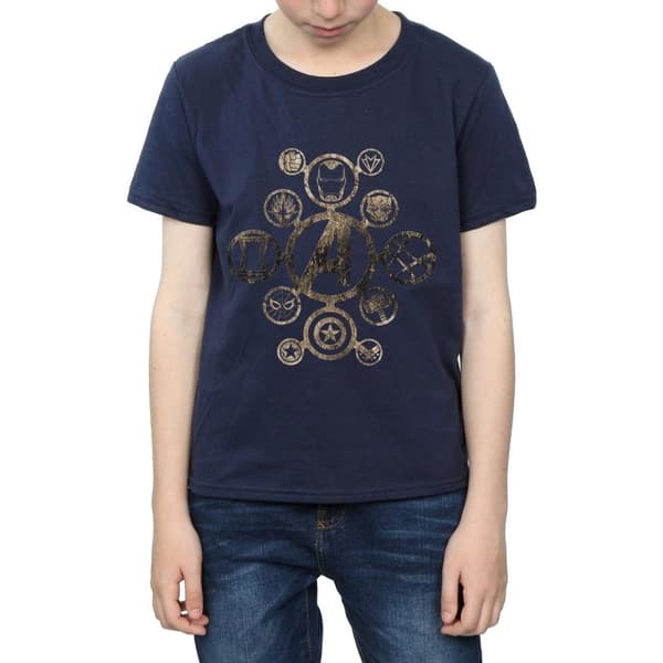 Marvel T-shirt med ikoner från Avengers Infinity War för pojkar