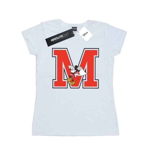 Disney Womens/Ladies Mickey Mouse Running Cotton T-Shirt