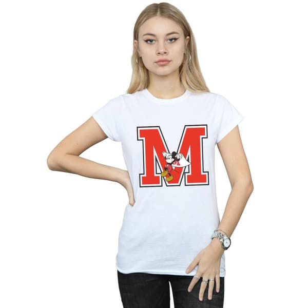 Disney Dam/Tjej - Musse Pigg - Löpning - Bomulls-T-shirt