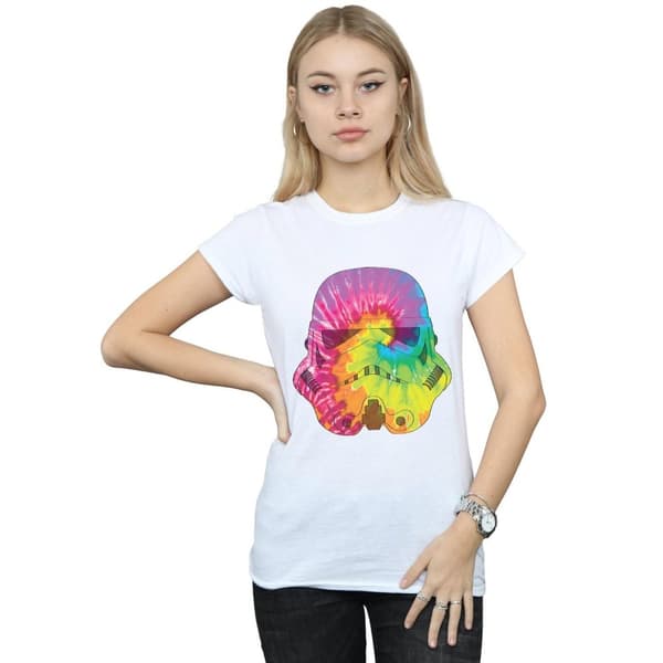 Star Wars Womens/Ladies Stormtrooper Uranus Helmet Cotton T-Shirt