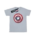 Miniatyrbillede 1 af 3: Marvel Mens Captain America Splatter Shield T-Shirt