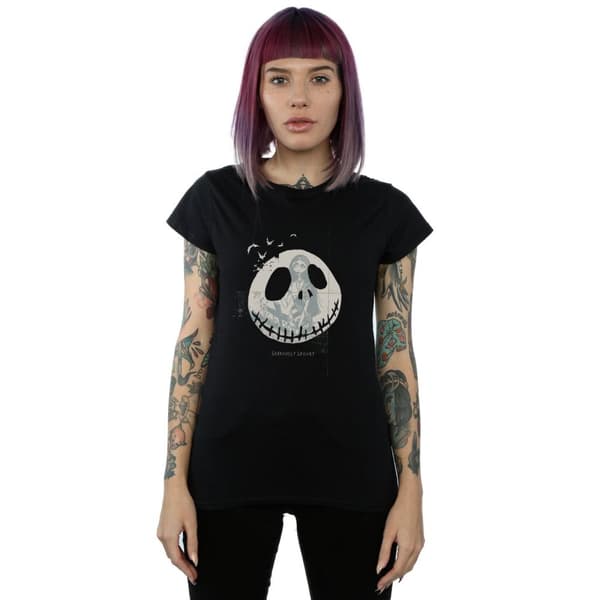 Disney Dam/kvinnor Nightmare Before Christmas Seriously Spooky T-shirt i bomull