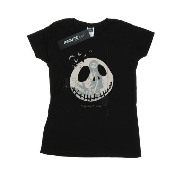 Disney Dam/kvinnor Nightmare Before Christmas Seriously Spooky T-shirt i bomull