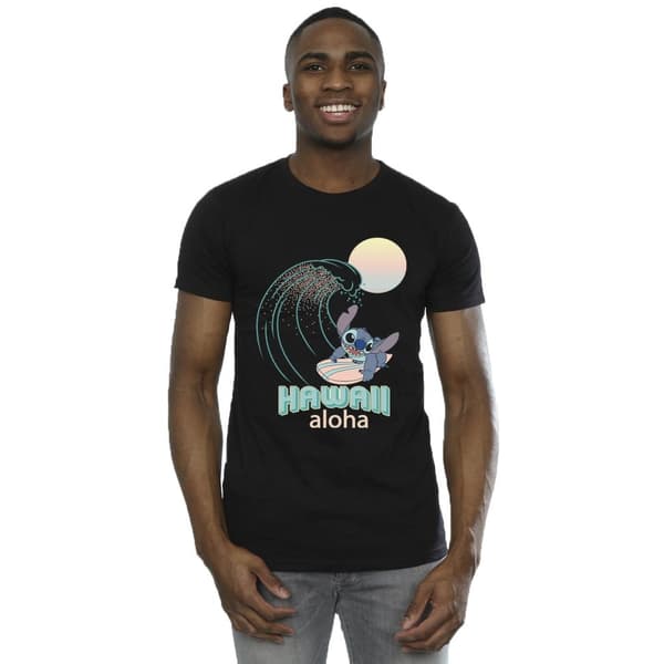 Disney Mens Lilo And Stitch Hawaii T-Shirt