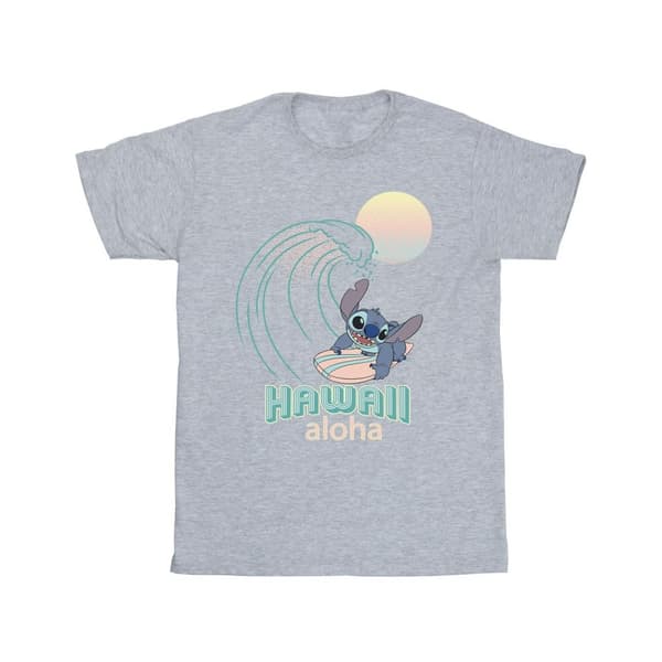 Disney Mens Lilo And Stitch Hawaii T-Shirt
