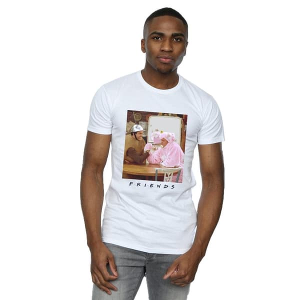 Friends Armkroks-T-shirt för herrar med Ross och Chandler