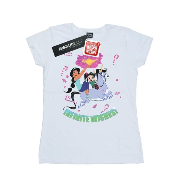 Disney Dam/Tjej Wreck It Ralph Jasmine And Vanellope T-shirt i bomull