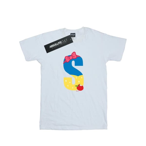 Disney Girls Alphabet S Is For Snow White Cotton T-Shirt