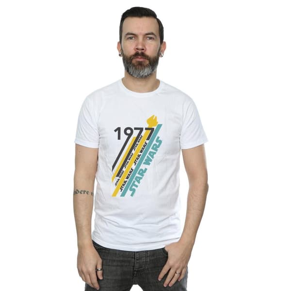 Star Wars Mens Retro 77 Stripes T-Shirt