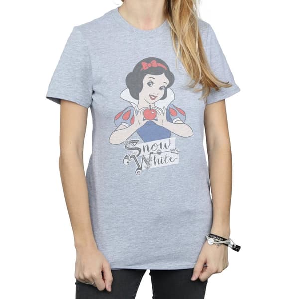 Disney Princess Womens/Ladies Snow White Apple Cotton Boyfriend T-Shirt