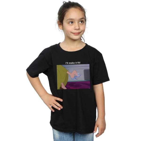 Disney Princess T-shirt i bomull för flickor I´ll Make It Fit