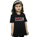Miniatyrbillede 2 af 3: Marvel Girls Red Font Logo Cotton T-Shirt