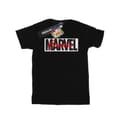 Miniatyrbillede 1 af 3: Marvel Girls Red Font Logo Cotton T-Shirt
